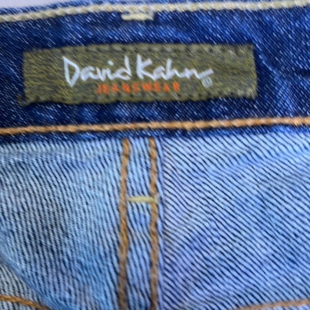 David Kahn Skirts | David Kahn Cindy Denim Embroidered Pocket Skirt Blue… - Picture 4 of 6